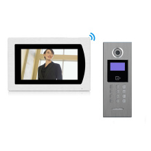 Multi appartement porte téléphone interphone Wifi sonnette 7 &#39;&#39; TFT écran LCD haute qualité fait maison sip sonnette